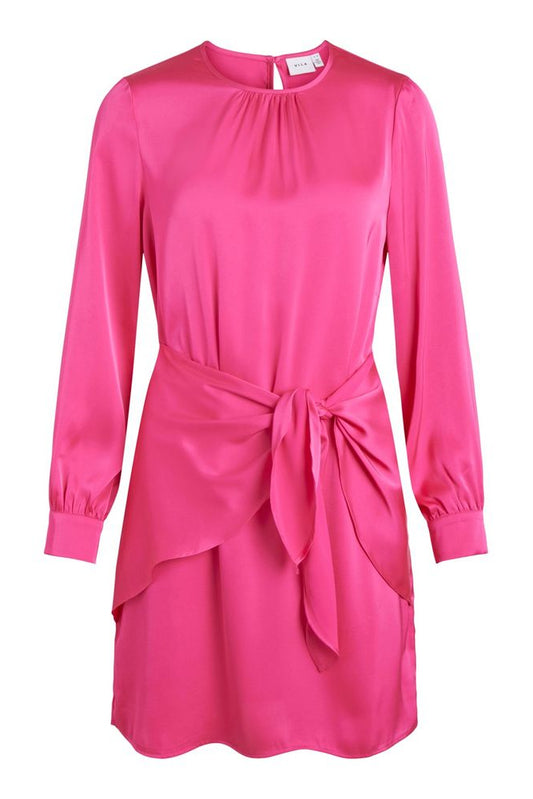 Vila Clothes Pink Polyester Short