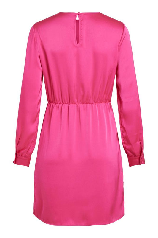 Vila Clothes Pink Polyester Short