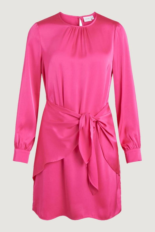 Vila Clothes Pink Polyester Short