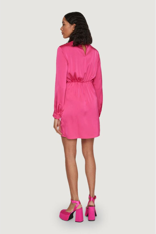 Vila Clothes Pink Polyester Short