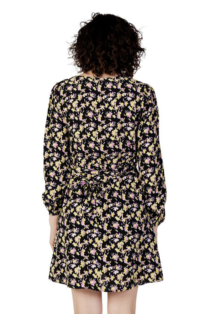 Jacqueline De Yong Black Viscose Short Dress