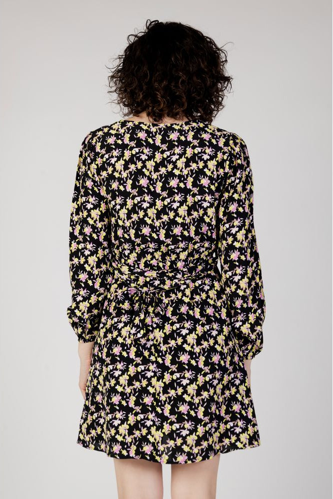Jacqueline De Yong Black Viscose Short Dress