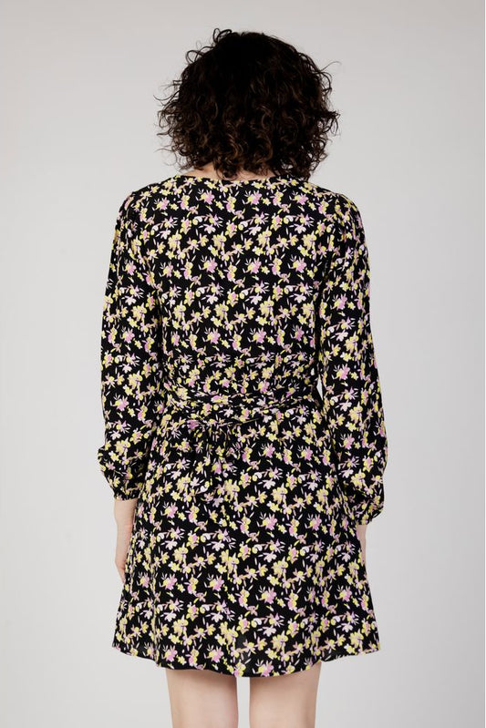Jacqueline De Yong Black Viscose Short Dress