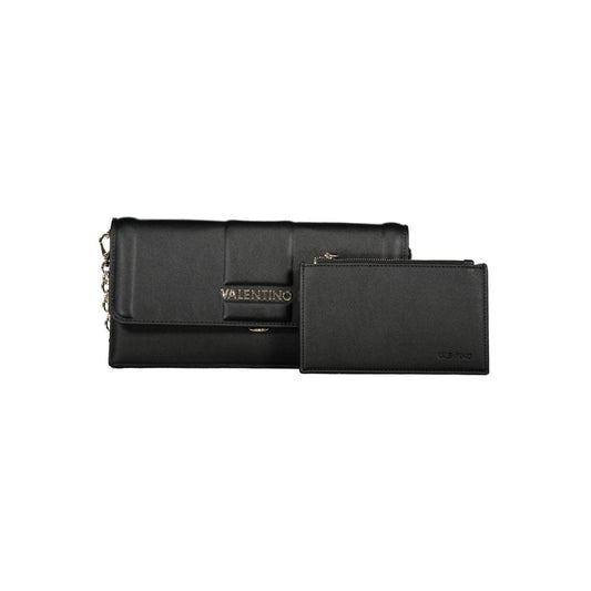 Mario Valentino Black Polyethylene Women Handbag