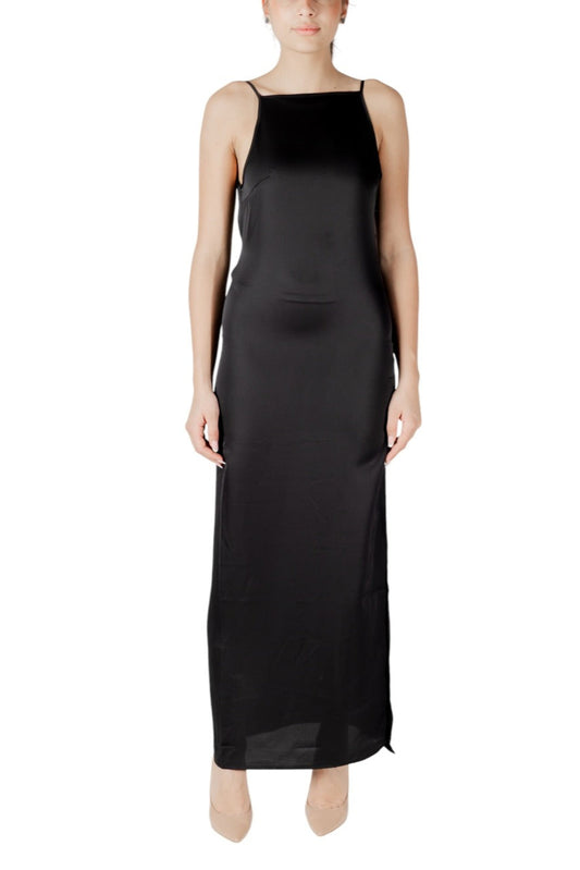 ONLY Women’s Black Square Neck Dress