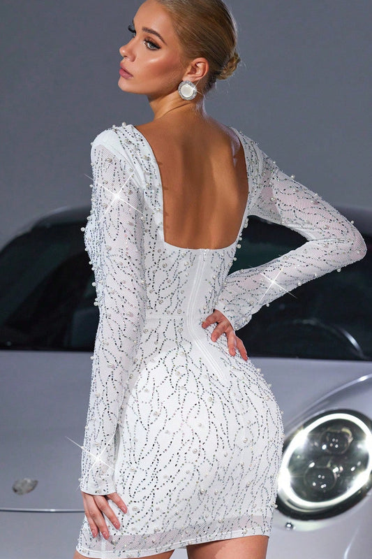 Elegant Diamonds Mini Dress