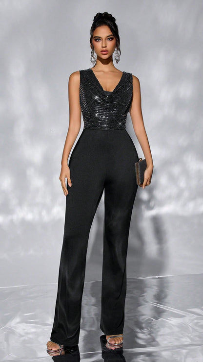 Waist-Cinching Jumpsuit