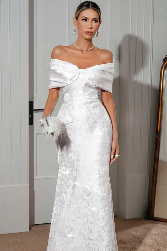 Elegant Strapless Long Dress