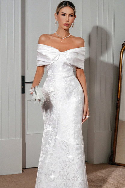 Elegant Strapless Long Dress