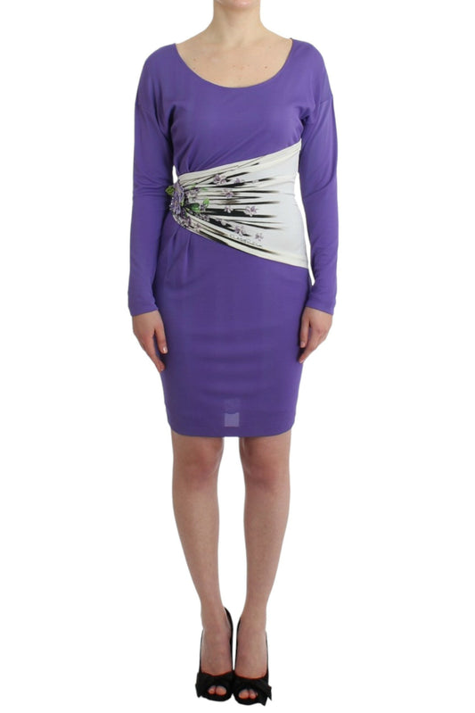 Cavalli Purple longsleeved dress