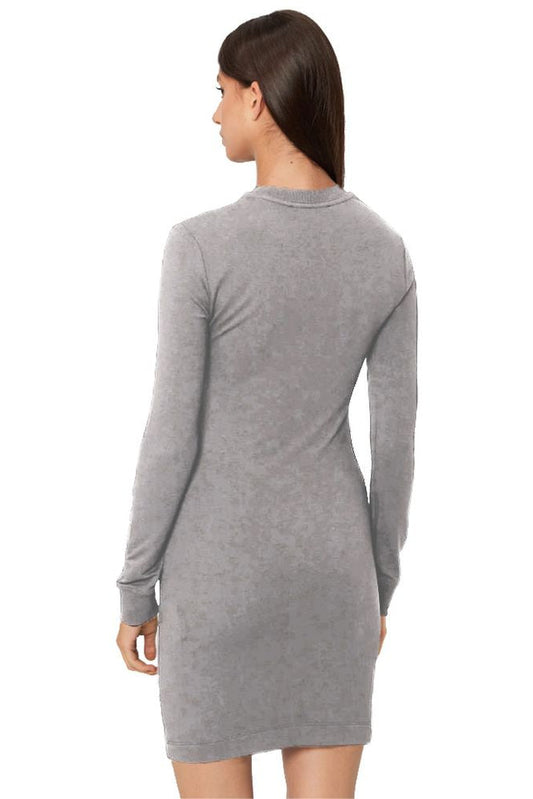 Love Moschino Brown Cotton Women Dress