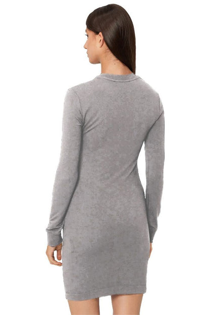 Love Moschino Brown Cotton Women Dress