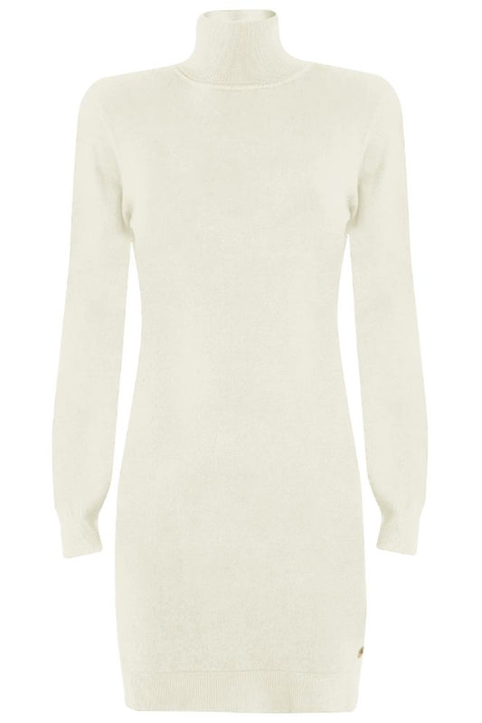 Yes Zee White Viscose Dress