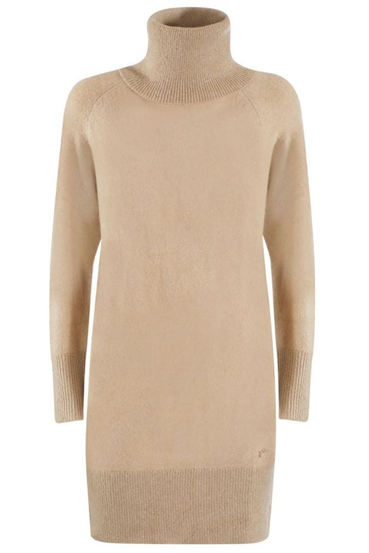 Yes Zee Beige Viscose Dress