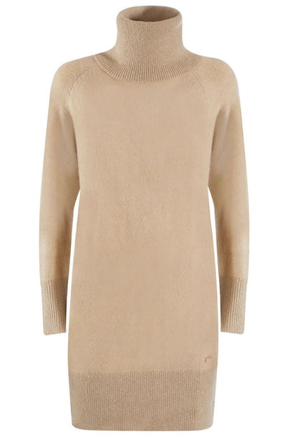 Yes Zee Beige Viscose Dress