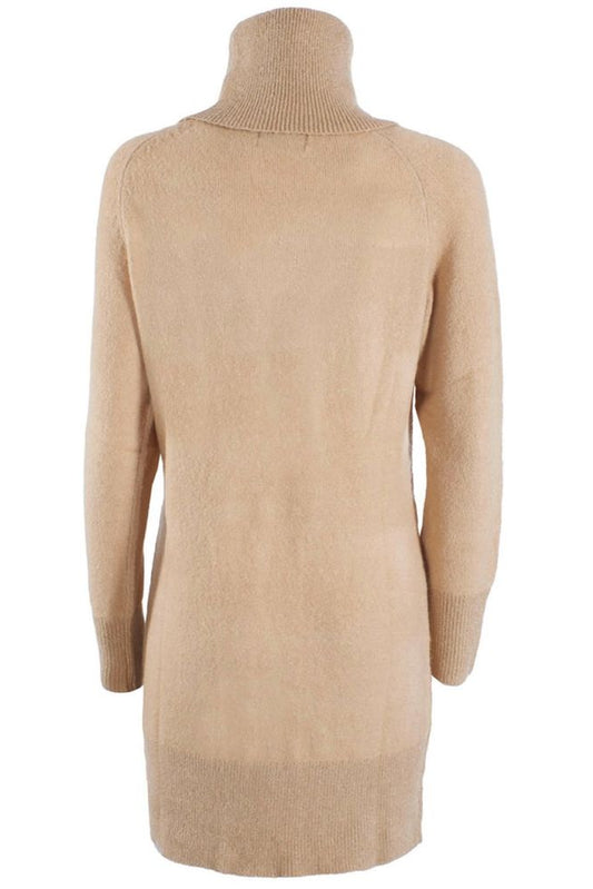 Yes Zee Beige Viscose Dress