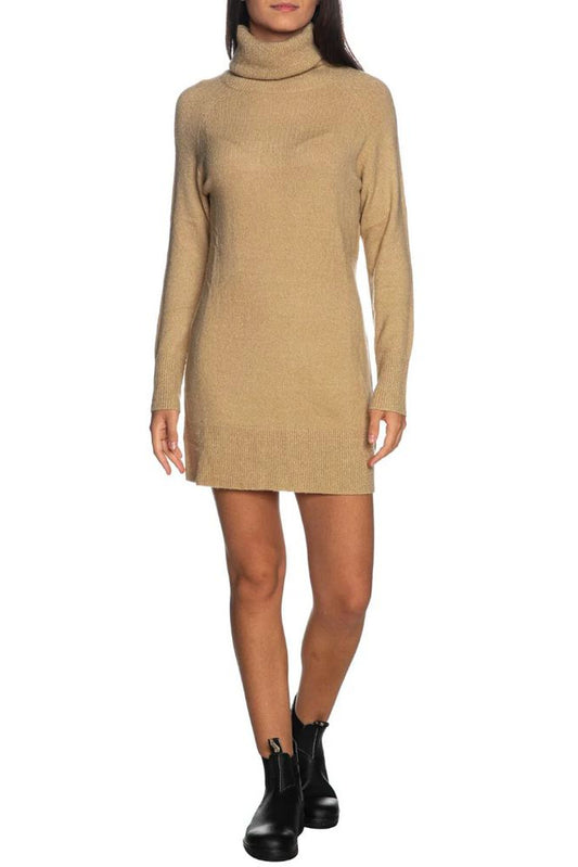 Yes Zee Beige Viscose Dress