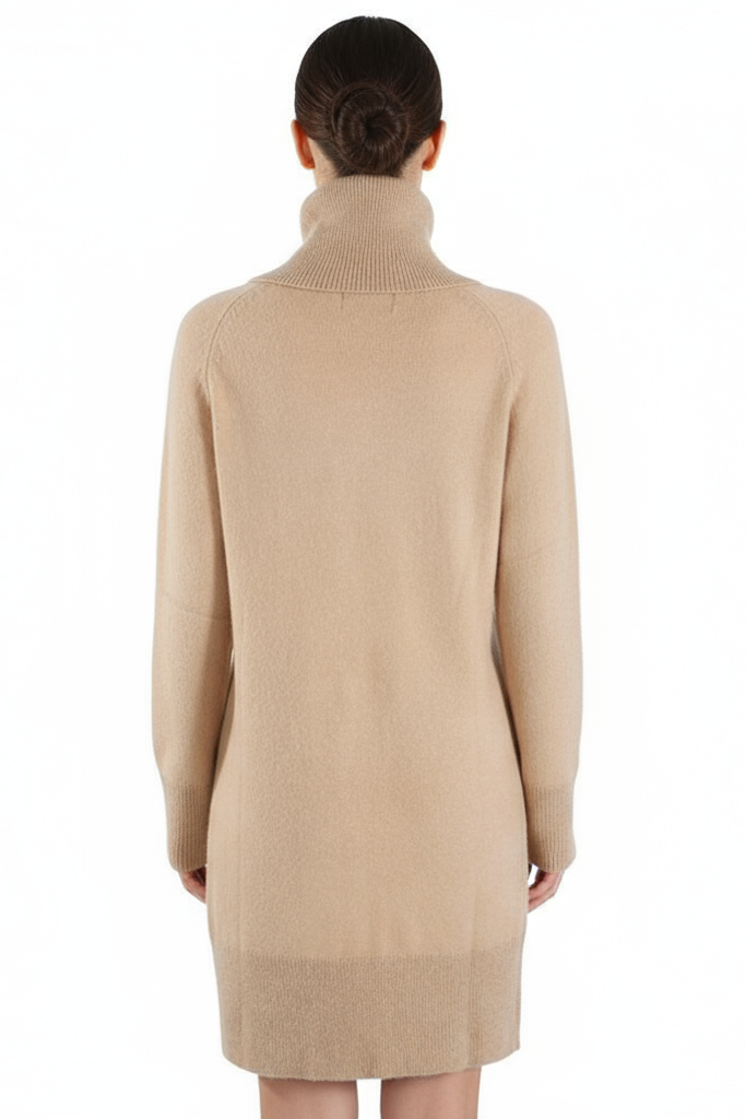 Yes Zee Beige Viscose Dress